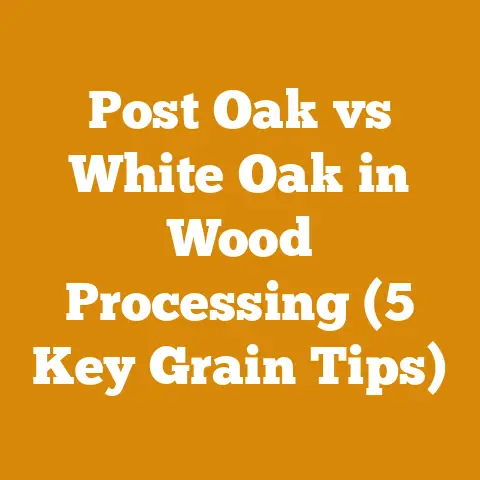 Post Oak vs White Oak in Wood Processing (5 Key Grain Tips)