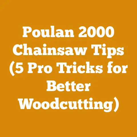Poulan 2000 Chainsaw Tips (5 Pro Tricks for Better Woodcutting)