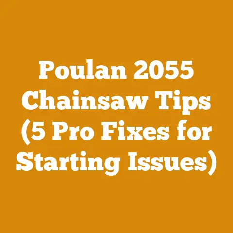 Poulan 2055 Chainsaw Tips (5 Pro Fixes for Starting Issues)