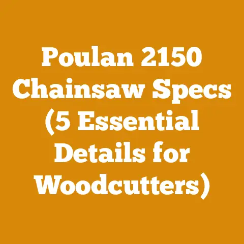 Poulan 2150 Chainsaw Specs (5 Essential Details for Woodcutters)