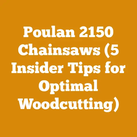 Poulan 2150 Chainsaws (5 Insider Tips for Optimal Woodcutting)