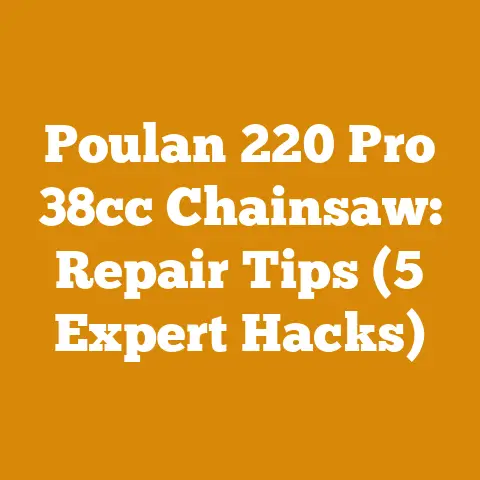 Poulan 220 Pro 38cc Chainsaw: Repair Tips (5 Expert Hacks)