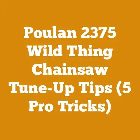 Poulan 2375 Wild Thing Chainsaw Tune-Up Tips (5 Pro Tricks)