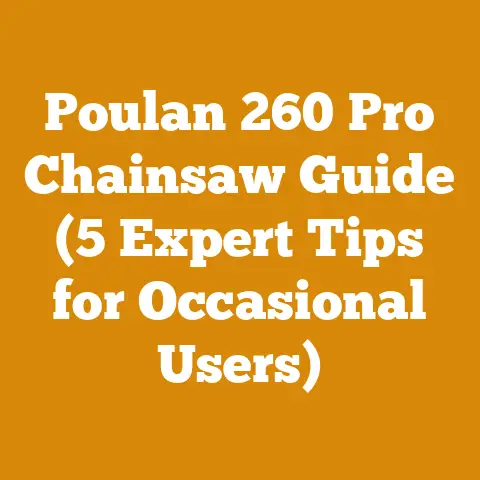 Poulan 260 Pro Chainsaw Guide (5 Expert Tips for Occasional Users)