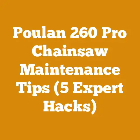 Poulan 260 Pro Chainsaw Maintenance Tips (5 Expert Hacks)