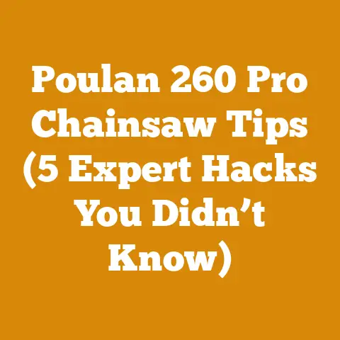 Poulan 260 Pro Chainsaw Tips (5 Expert Hacks You Didn’t Know)