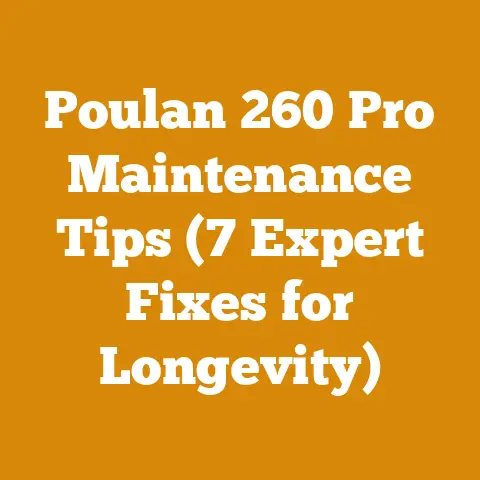 Poulan 260 Pro Maintenance Tips (7 Expert Fixes for Longevity)