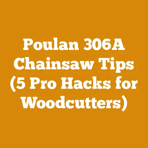 Poulan 306A Chainsaw Tips (5 Pro Hacks for Woodcutters)