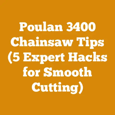 Poulan 3400 Chainsaw Tips (5 Expert Hacks for Smooth Cutting)