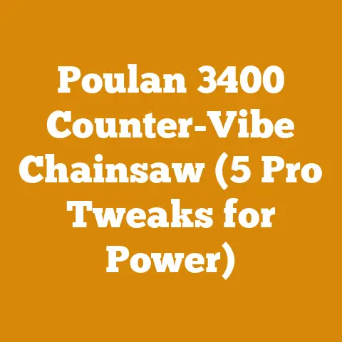 Poulan 3400 Counter-Vibe Chainsaw (5 Pro Tweaks for Power)