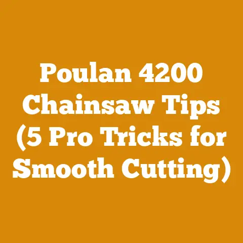 Poulan 4200 Chainsaw Tips (5 Pro Tricks for Smooth Cutting)