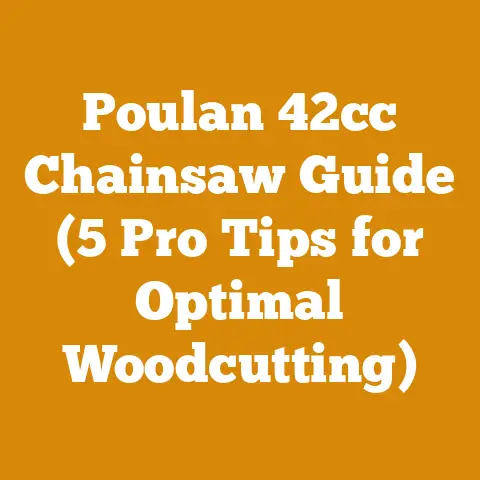 Poulan 42cc Chainsaw Guide (5 Pro Tips for Optimal Woodcutting)