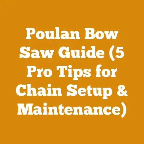 Poulan Bow Saw Guide (5 Pro Tips for Chain Setup & Maintenance)