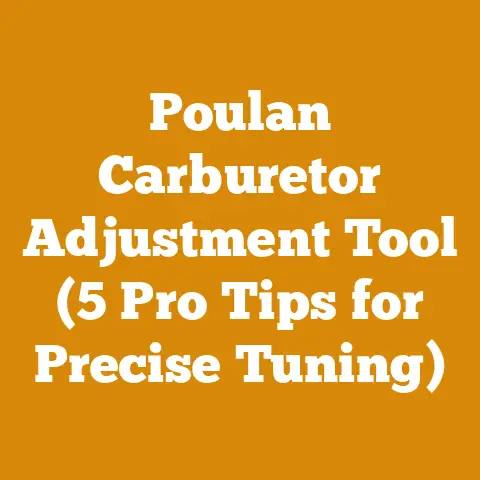 Poulan Carburetor Adjustment Tool (5 Pro Tips for Precise Tuning)