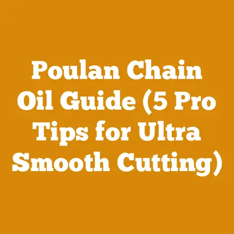 Poulan Chain Oil Guide (5 Pro Tips for Ultra Smooth Cutting)