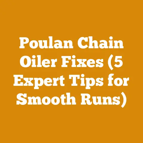 Poulan Chain Oiler Fixes (5 Expert Tips for Smooth Runs)