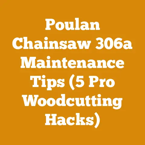 Poulan Chainsaw 306a Maintenance Tips (5 Pro Woodcutting Hacks)