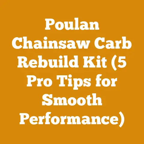 Poulan Chainsaw Carb Rebuild Kit (5 Pro Tips for Smooth Performance)