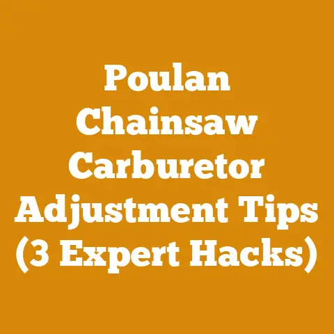 Poulan Chainsaw Carburetor Adjustment Tips (3 Expert Hacks)