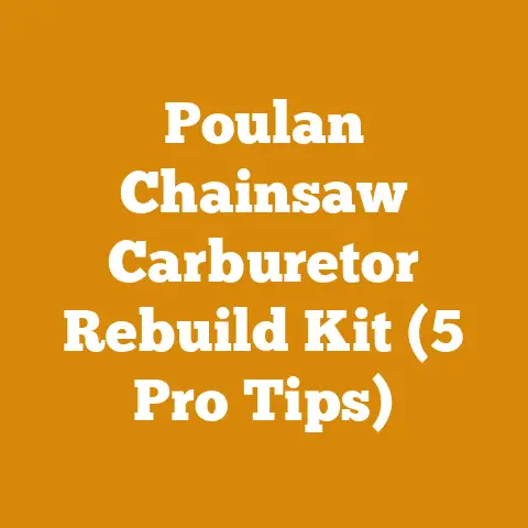 Poulan Chainsaw Carburetor Rebuild Kit (5 Pro Tips)