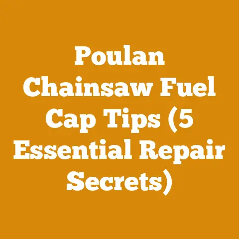Poulan Chainsaw Fuel Cap Tips (5 Essential Repair Secrets)