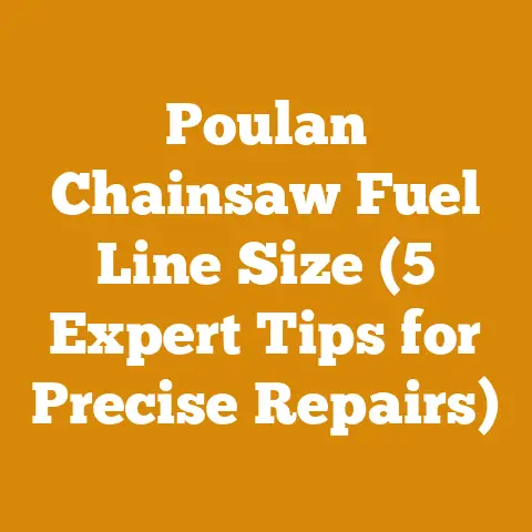 Poulan Chainsaw Fuel Line Size (5 Expert Tips for Precise Repairs)
