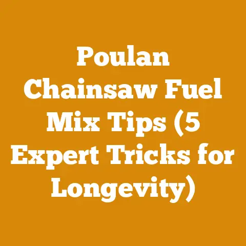 Poulan Chainsaw Fuel Mix Tips (5 Expert Tricks for Longevity)