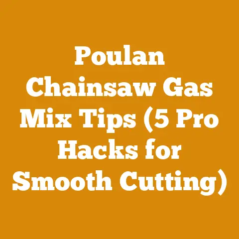 Poulan Chainsaw Gas Mix Tips (5 Pro Hacks for Smooth Cutting)