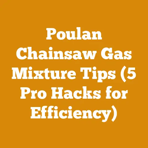 Poulan Chainsaw Gas Mixture Tips (5 Pro Hacks for Efficiency)