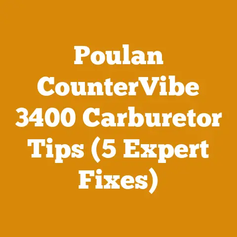 Poulan CounterVibe 3400 Carburetor Tips (5 Expert Fixes)