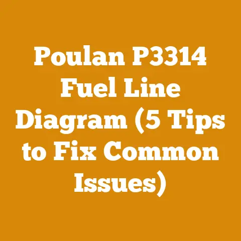 Poulan P3314 Fuel Line Diagram (5 Tips to Fix Common Issues)