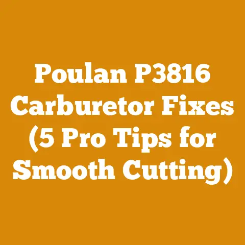 Poulan P3816 Carburetor Fixes (5 Pro Tips for Smooth Cutting)