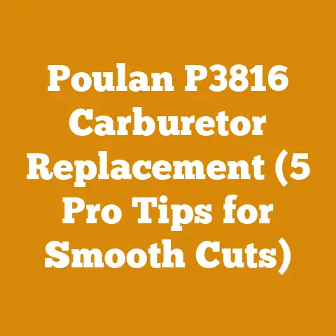 Poulan P3816 Carburetor Replacement (5 Pro Tips for Smooth Cuts)