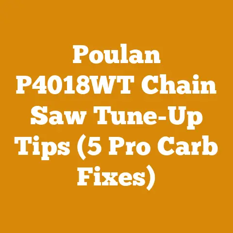 Poulan P4018WT Chain Saw Tune-Up Tips (5 Pro Carb Fixes)