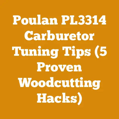 Poulan PL3314 Carburetor Tuning Tips (5 Proven Woodcutting Hacks)