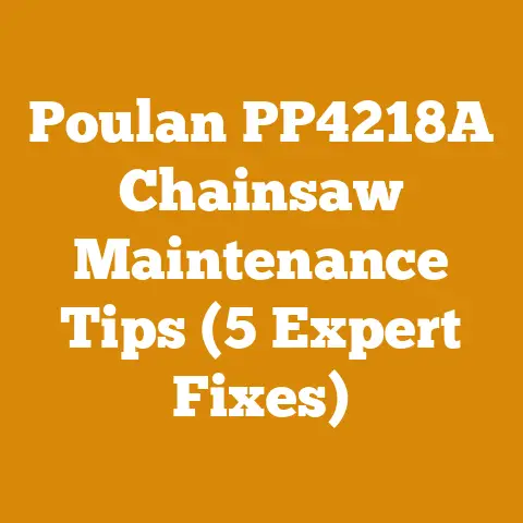 Poulan PP4218A Chainsaw Maintenance Tips (5 Expert Fixes)