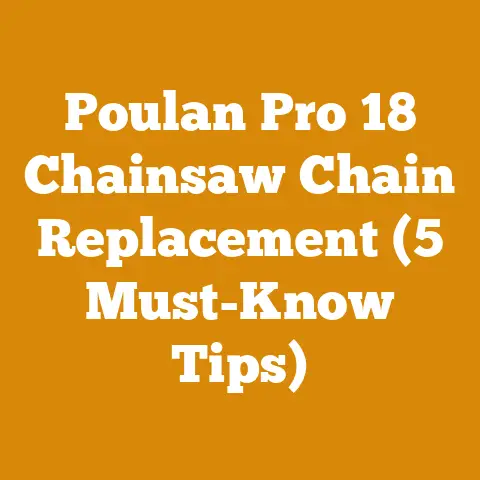 Poulan Pro 18 Chainsaw Chain Replacement (5 Must-Know Tips)