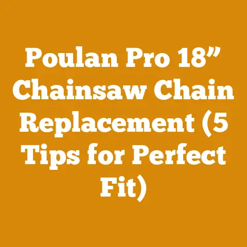 Poulan Pro 18” Chainsaw Chain Replacement (5 Tips for Perfect Fit)