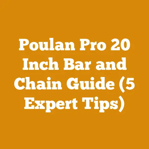 Poulan Pro 20 Inch Bar and Chain Guide (5 Expert Tips)