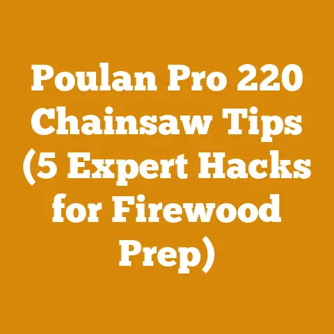 Poulan Pro 220 Chainsaw Tips (5 Expert Hacks for Firewood Prep)