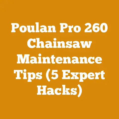 Poulan Pro 260 Chainsaw Maintenance Tips (5 Expert Hacks)