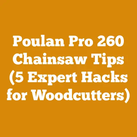 Poulan Pro 260 Chainsaw Tips (5 Expert Hacks for Woodcutters)