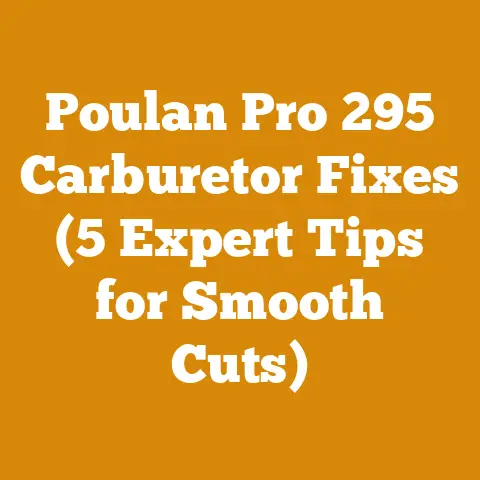 Poulan Pro 295 Carburetor Fixes (5 Expert Tips for Smooth Cuts)