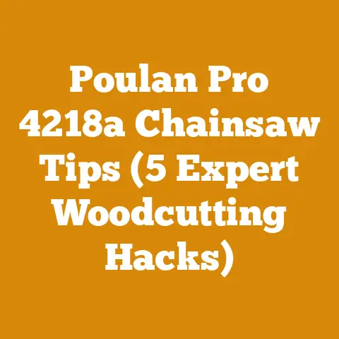 Poulan Pro 4218a Chainsaw Tips (5 Expert Woodcutting Hacks)