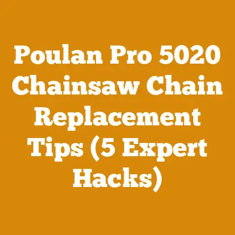 Poulan Pro 5020 Chainsaw Chain Replacement Tips (5 Expert Hacks)
