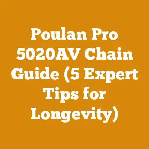 Poulan Pro 5020AV Chain Guide (5 Expert Tips for Longevity)