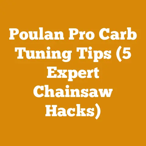 Poulan Pro Carb Tuning Tips (5 Expert Chainsaw Hacks)