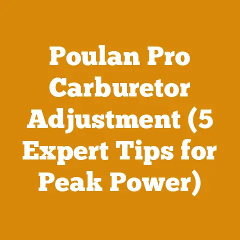 Poulan Pro Carburetor Adjustment (5 Expert Tips for Peak Power)