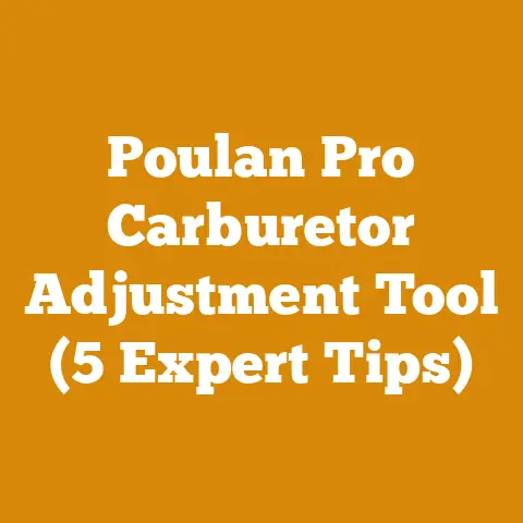 Poulan Pro Carburetor Adjustment Tool (5 Expert Tips)