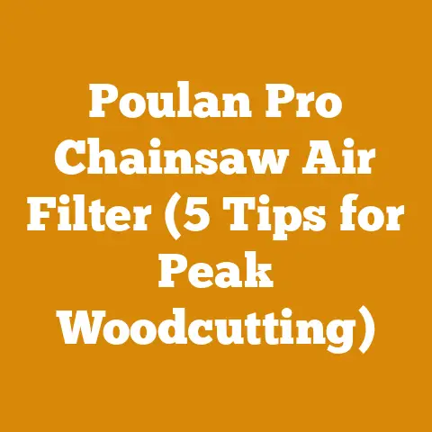 Poulan Pro Chainsaw Air Filter (5 Tips for Peak Woodcutting)